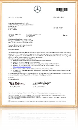 Mercedes-Benz MB229.5 certification